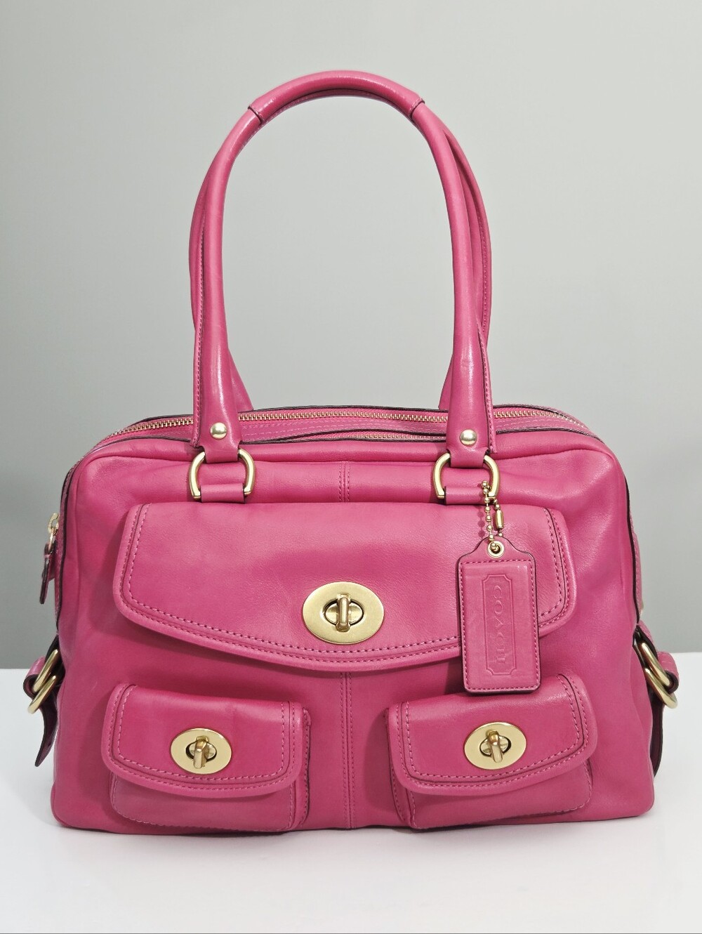 RARE COACH BLEECKER STREET LEGACY PEYTON LIMITED EDITION SATCHEL BAG